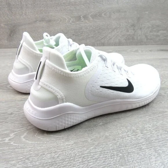 Nike Free RN 2018 Women's Running Shoes Size 8 White NEW - Picture 8 of 14